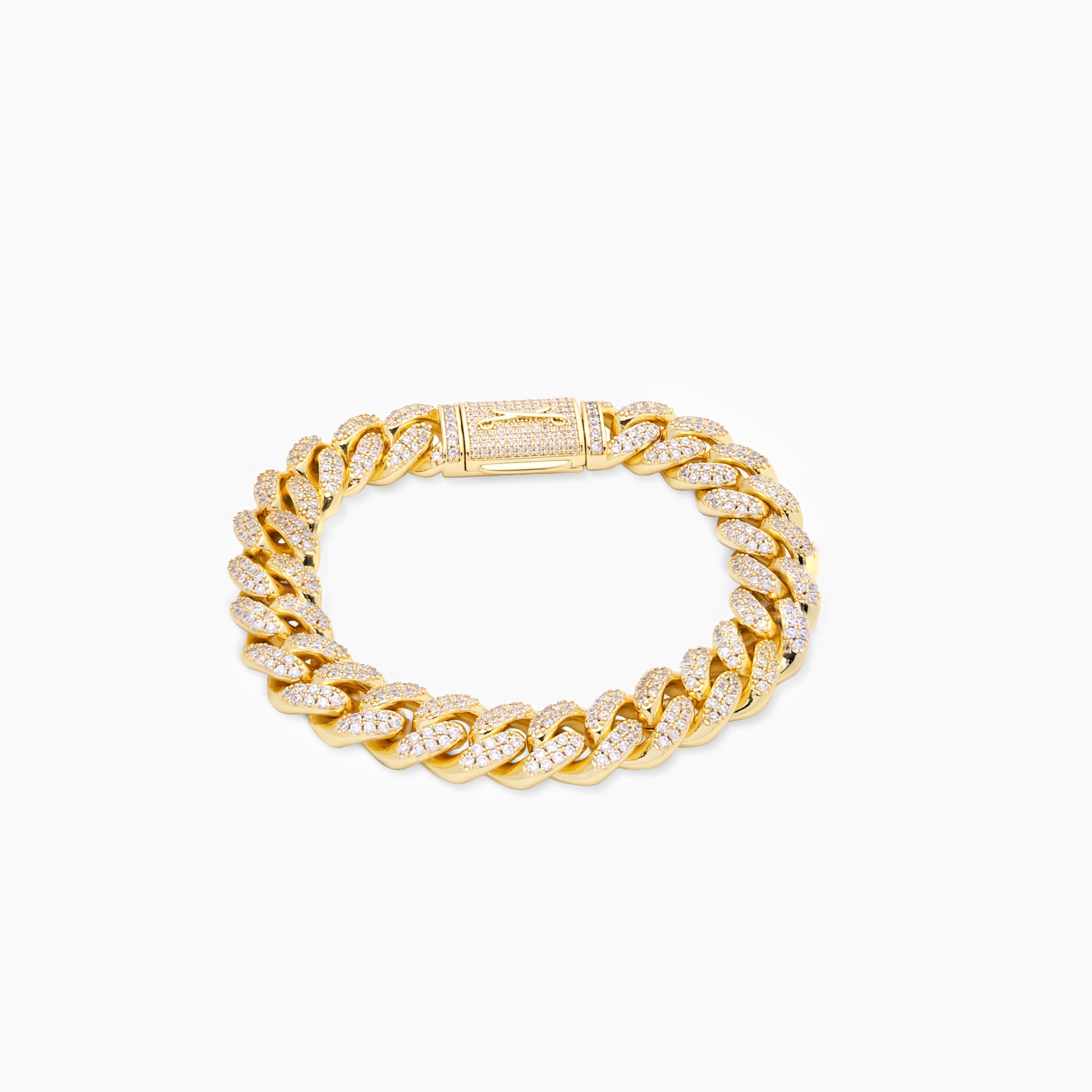 14MM VVS Iced Out Cuban Bracelet