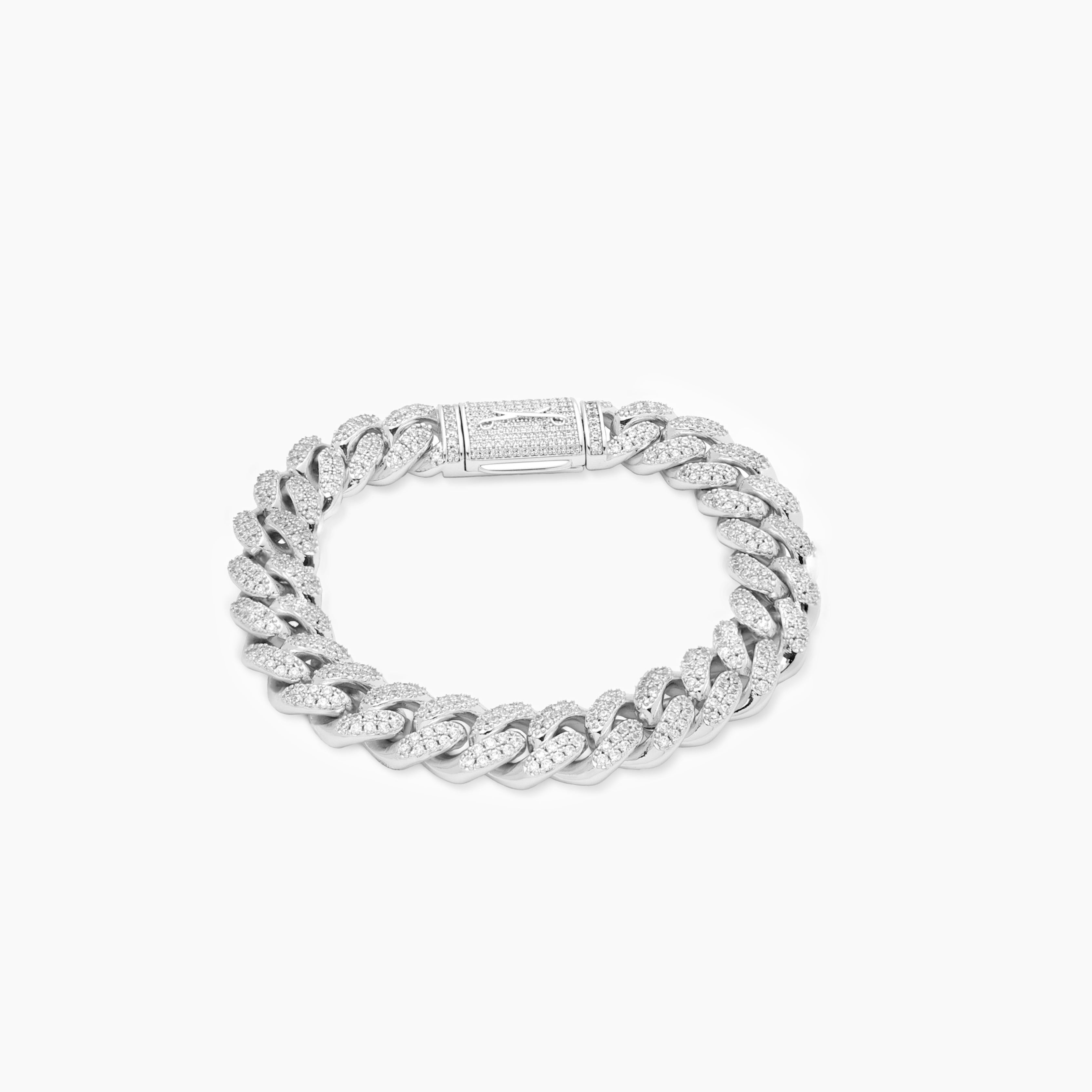 14MM VVS Iced Out Cuban Bracelet