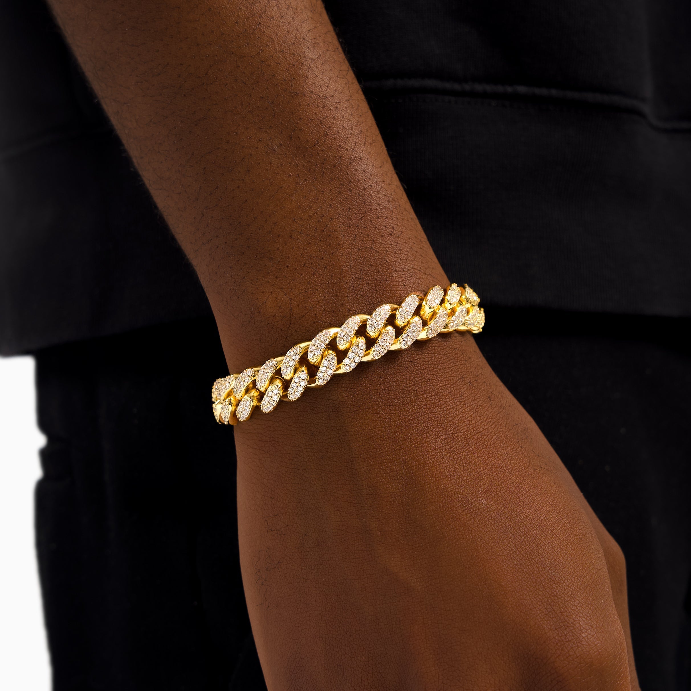 14MM VVS Iced Out Cuban Bracelet