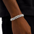 14MM VVS Iced Out Cuban Bracelet