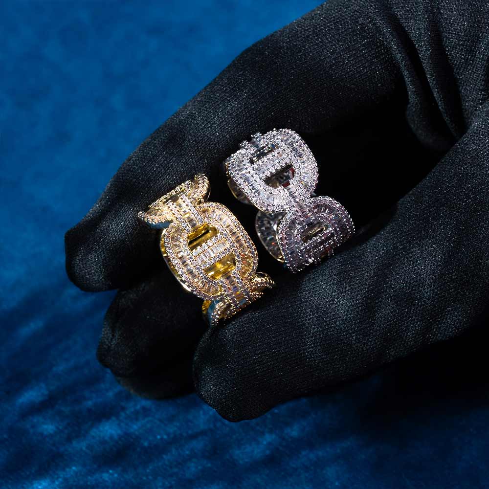 VVS Moissanite Mariner Baguette Ring