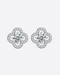 MOISSANITE CLOVER EARRINGS